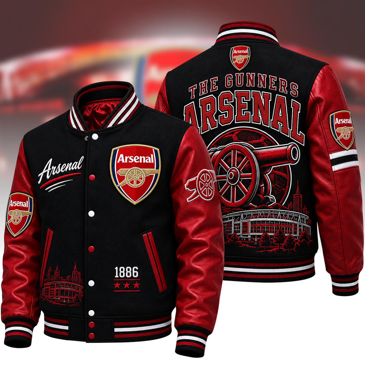 ARS Heritage 1886 - Classic Football Varsity Jacket, Gift for Soccer Fans