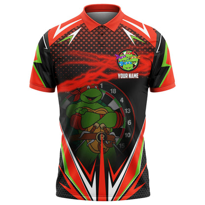 Personalized Name TMNT Darts Red Version All Over Printed Unisex Shirt Q291203