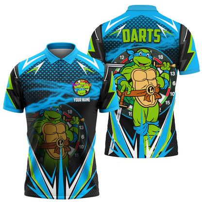 Personalized Name TMNT Darts Teal Version All Over Printed Unisex Shirt Q291204