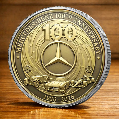 Merc 100 Years Anniversary Luxury Commemorative Coin (1926-2026)