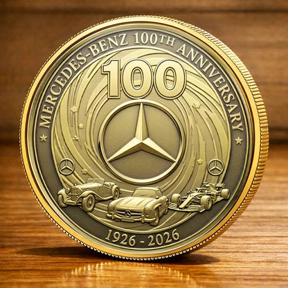 Merc 100 Years Anniversary Luxury Commemorative Coin (1926-2026)