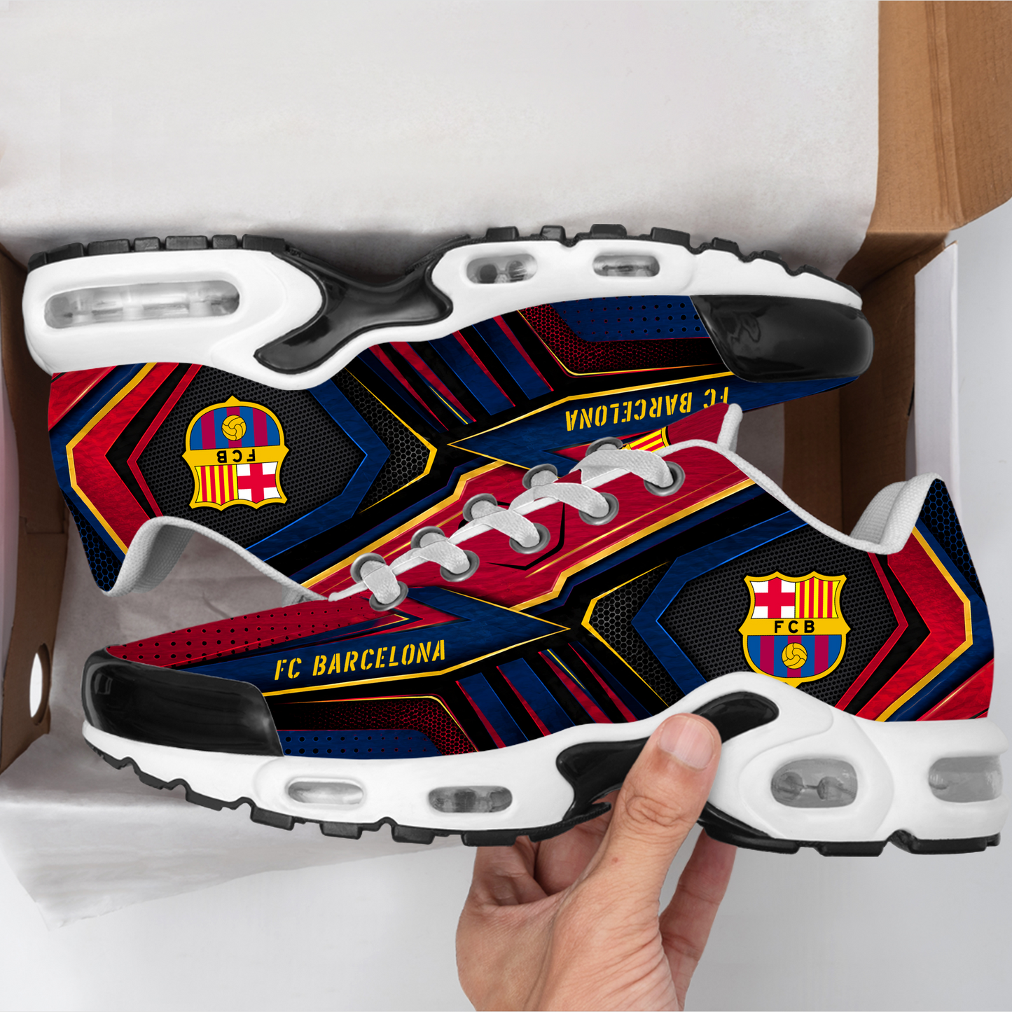 Barca FC Premium Sport Air Cushion Sneaker
