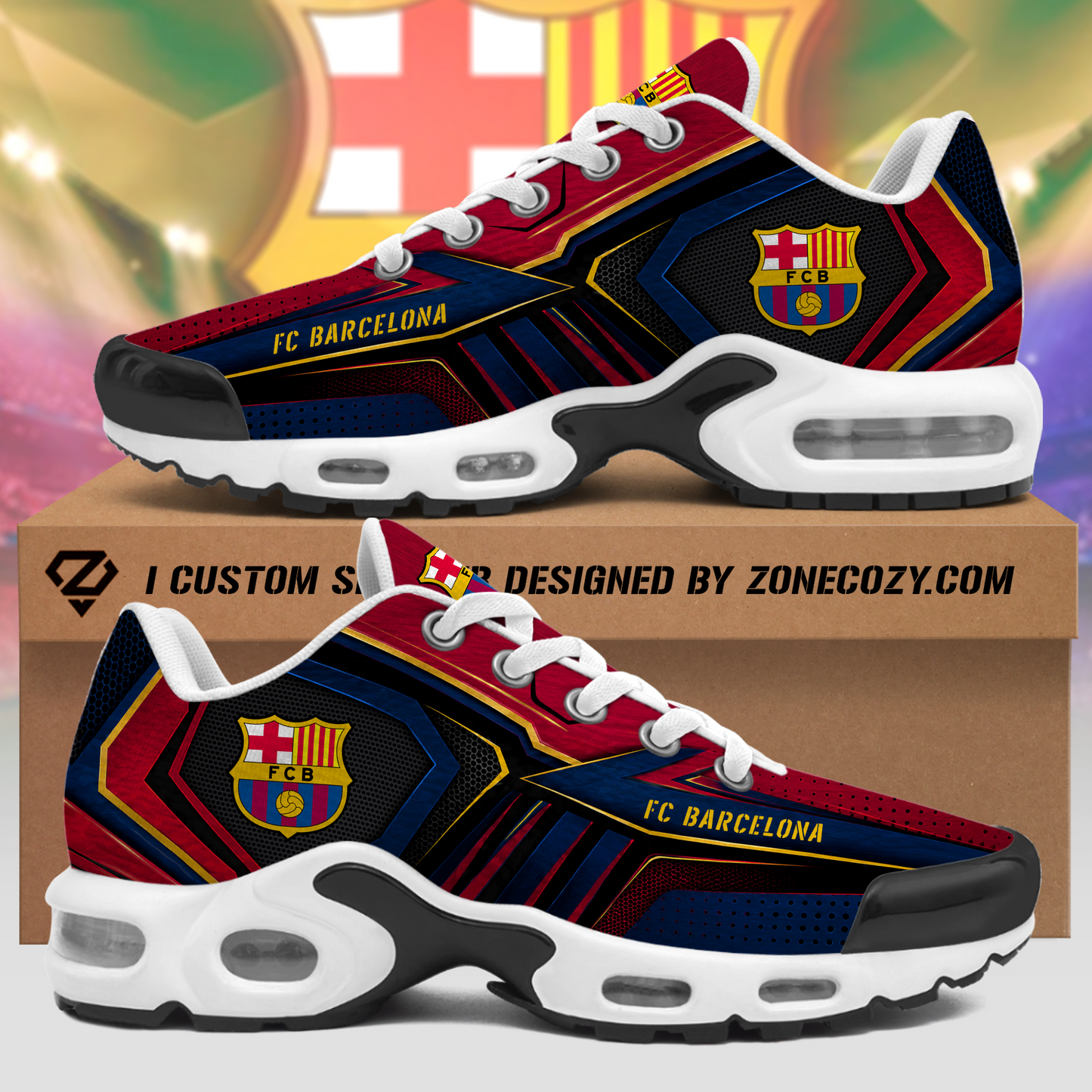 Barca FC Premium Sport Air Cushion Sneaker