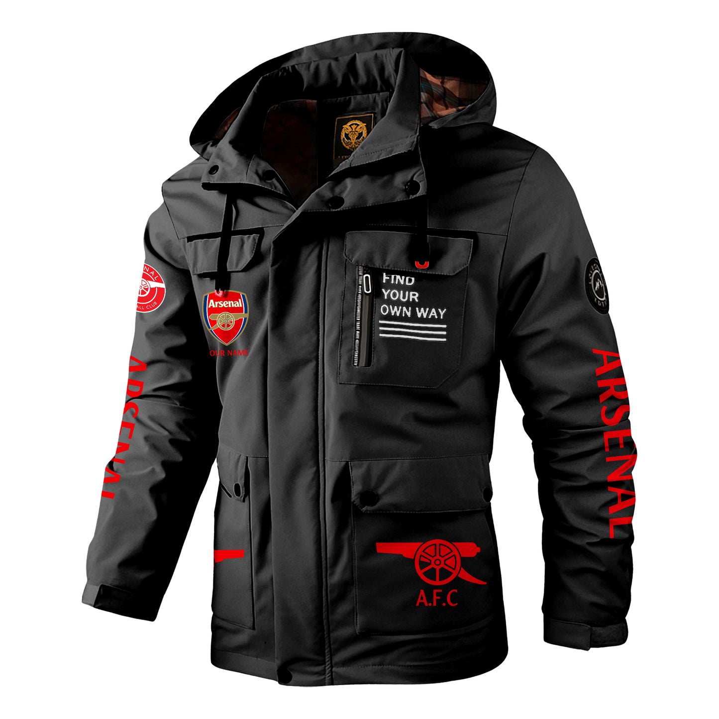 Personalized ARS Windbreaker Hooded Jacket