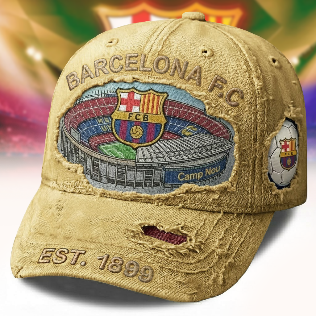 Personalized Barca FC Stadium Denim Classic Cap