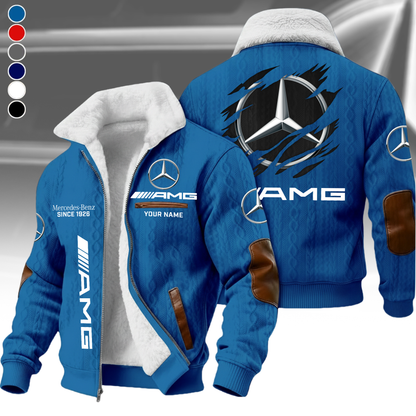 Personalized Merc AMG Vintage Est.1926 Fleece Jacket