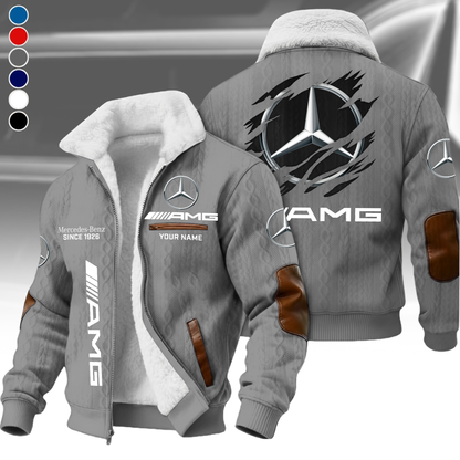 Personalized Merc AMG Vintage Est.1926 Fleece Jacket