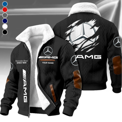 Personalized Merc AMG Vintage Est.1926 Fleece Jacket