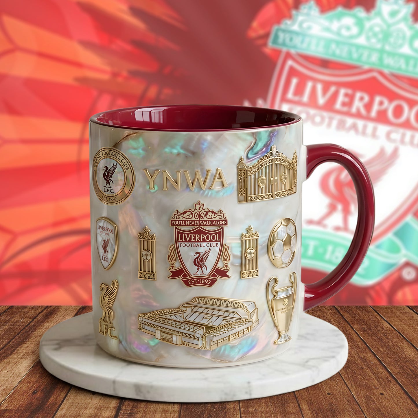 LVP FC Dream Accent Mug , Cream Mug Gifts , Holiday Gifts