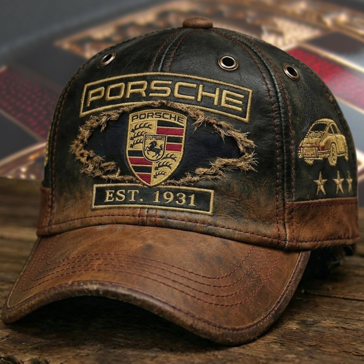 Pors Leather Vintage Est 1931 Classic Cap (1931-2026)