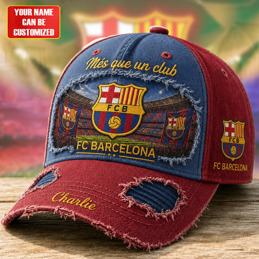 Personalized Barca Club Stadium Denim Classic Cap (1899-2026)