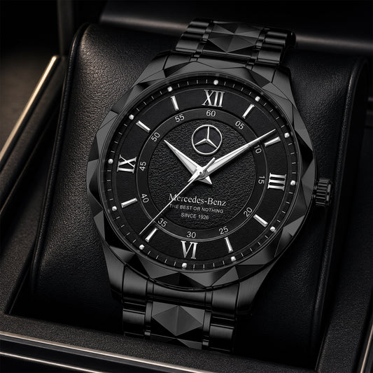Personalized Merc Leather Elegant Alloy Charley Watch