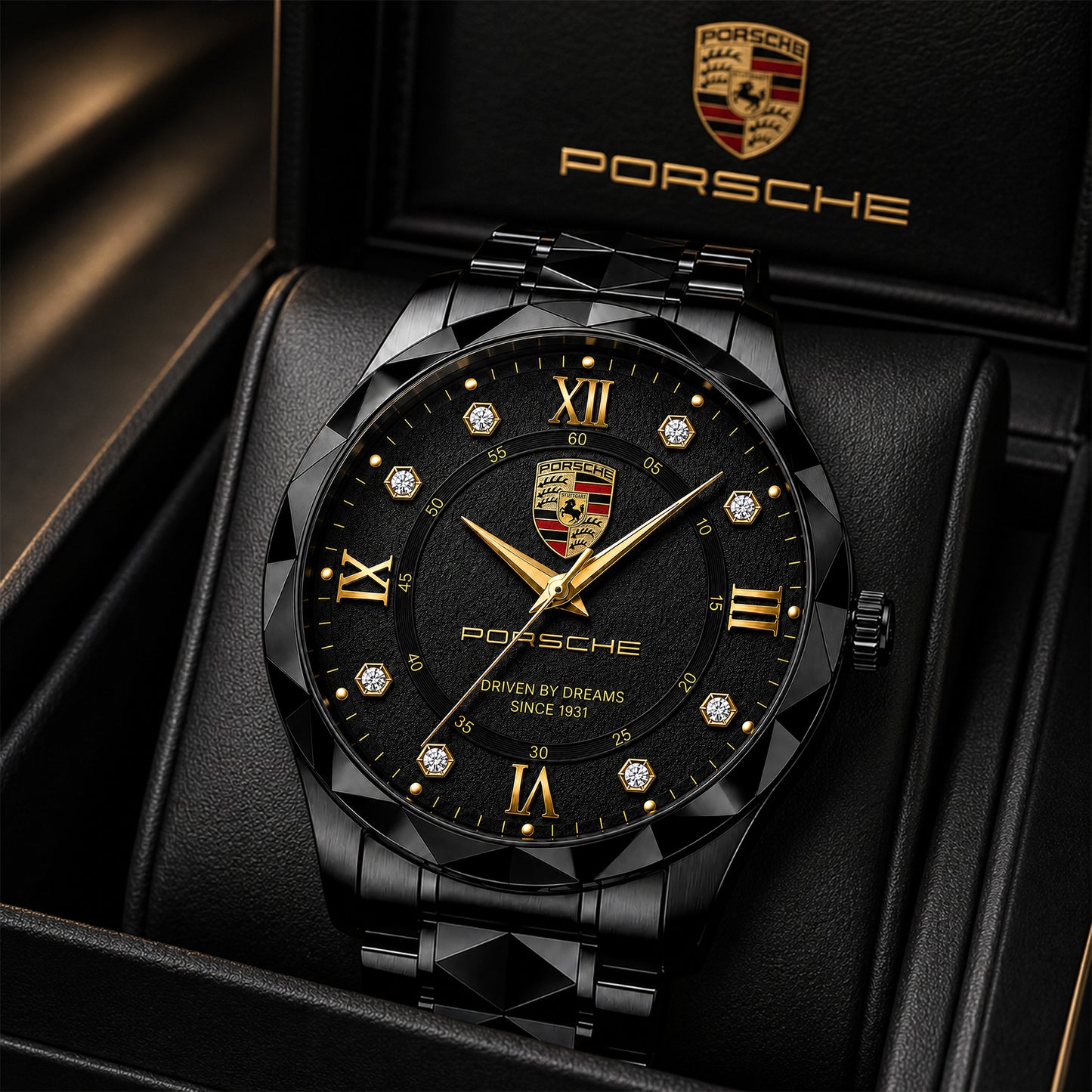 Personalized Pors Leather Elegant Alloy Charley Watch