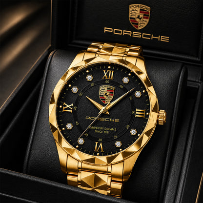 Personalized Pors Leather Elegant Alloy Charley Watch