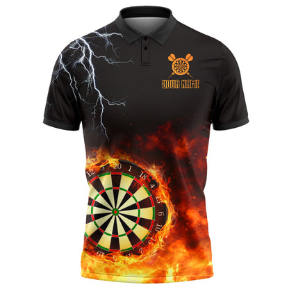 Personalized Name Devil Fire Darts All Over Printed Unisex Shirt Q310706
