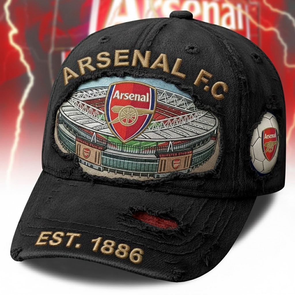 Personalized Arsenal FC Stadium Denim Classic Cap