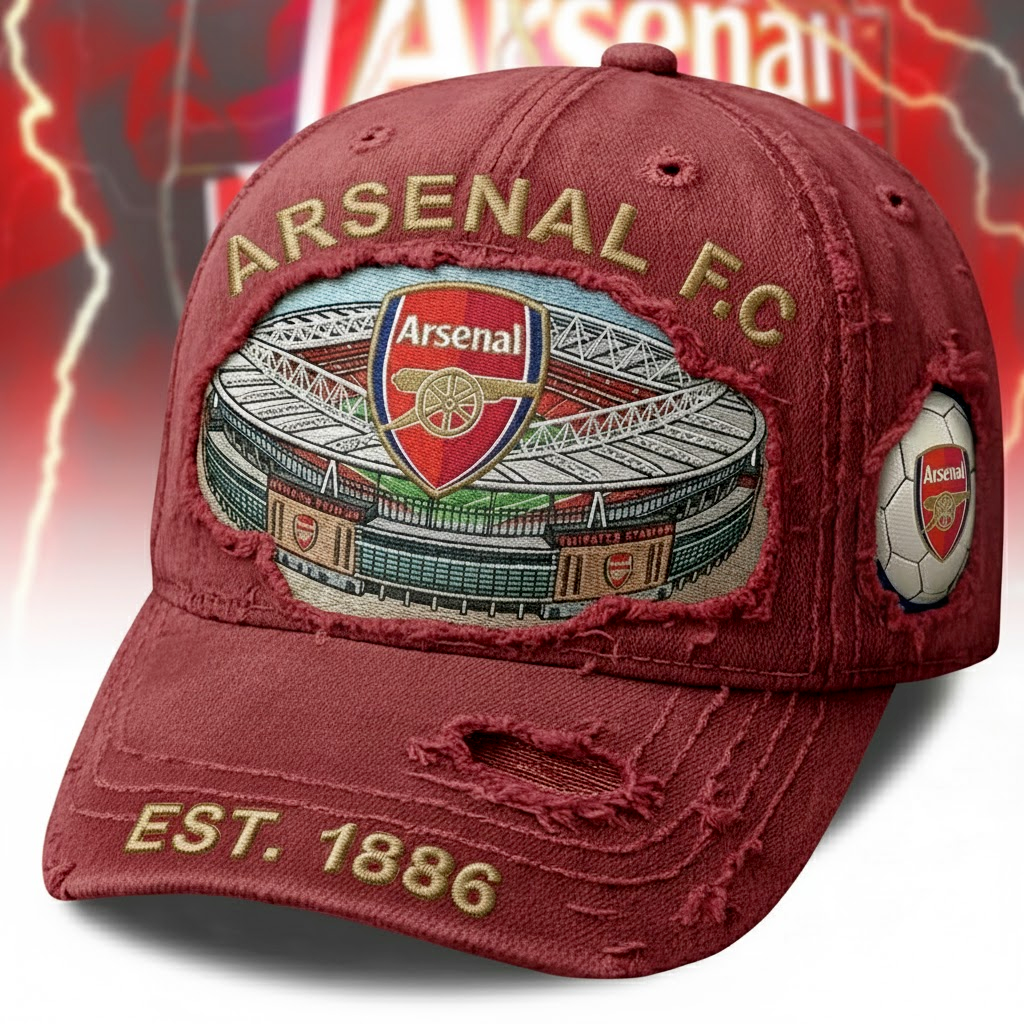 Personalized Arsenal FC Stadium Denim Classic Cap