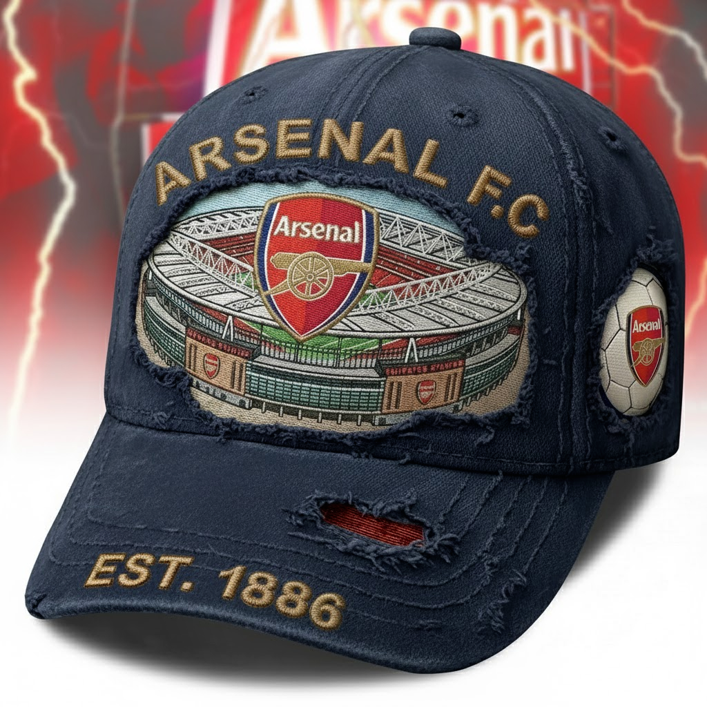 Personalized Arsenal FC Stadium Denim Classic Cap