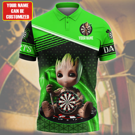 Personalized Name Gr Darts Green Version All Over Printed Unisex Shirt QB020502