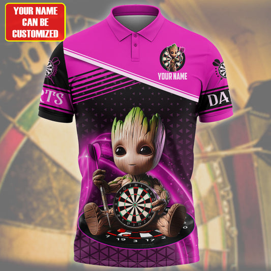 Personalized Name Gr Darts Pink Version All Over Printed Unisex Shirt QB020502