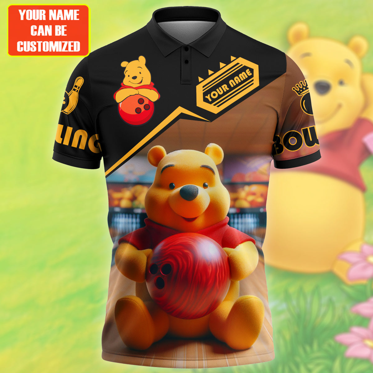 Personalized Name WTP Bowling All Over Printed Unisex Shirt QB030409