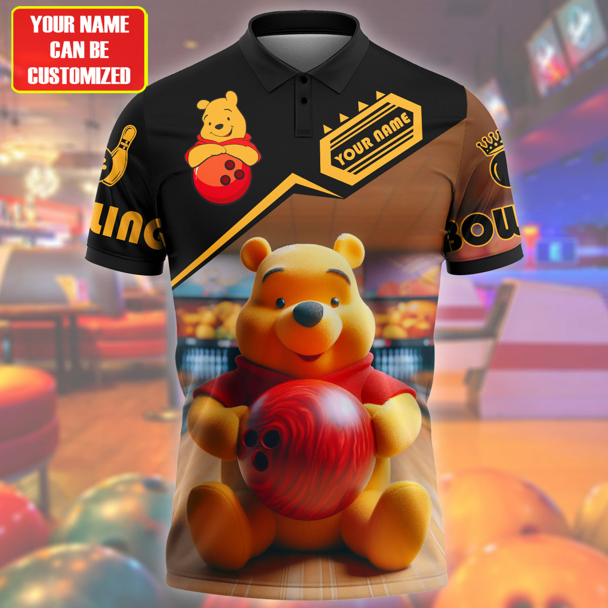 Personalized Name WTP Bowling All Over Printed Unisex Shirt QB030409