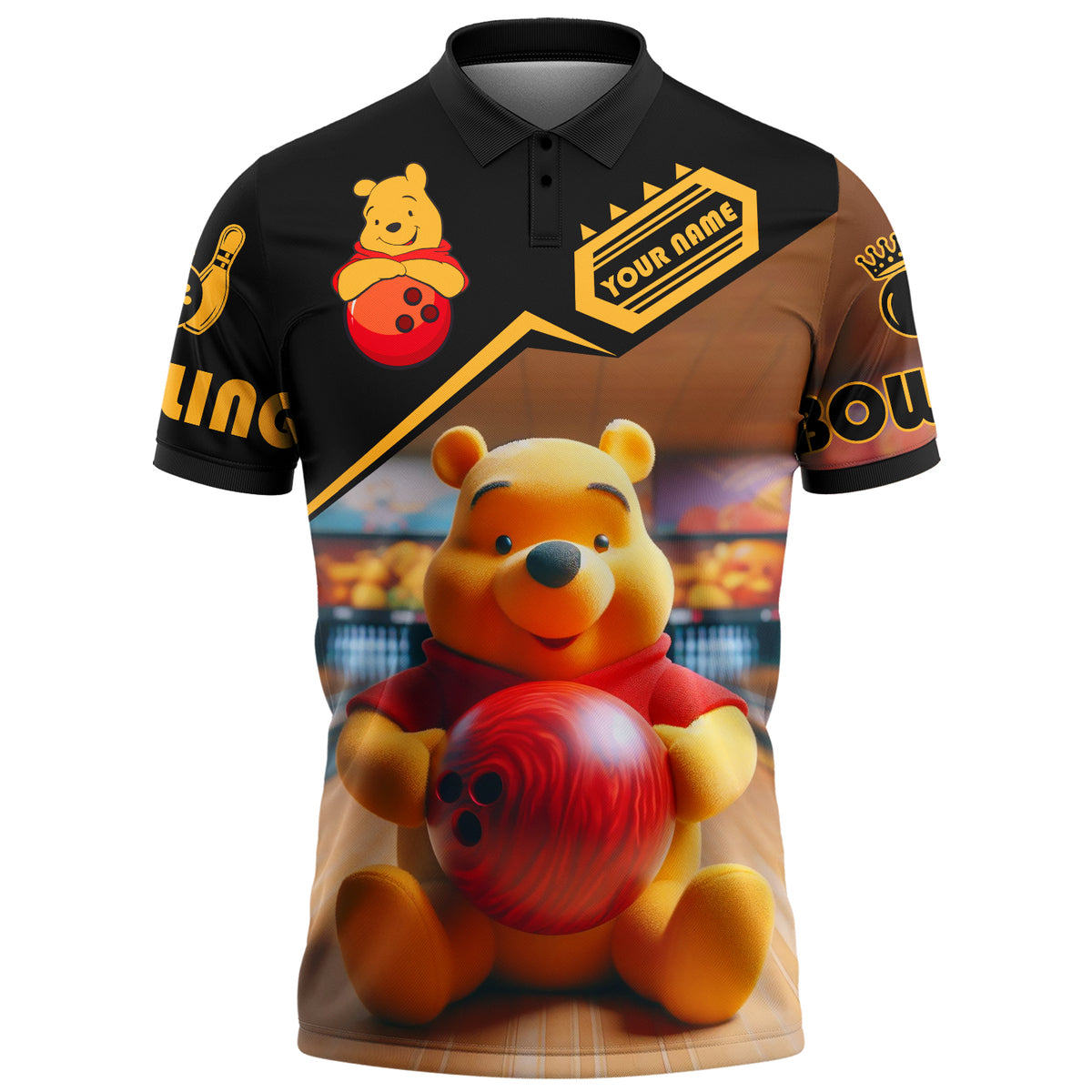 Personalized Name WTP Bowling All Over Printed Unisex Shirt QB030409