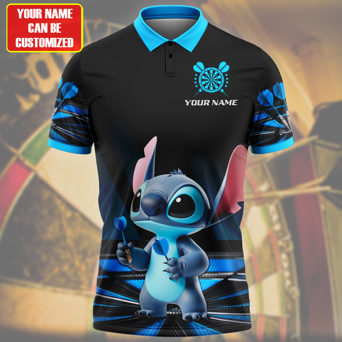 Personalized ST Darts All Over Printed Unisex Shirt QB030601