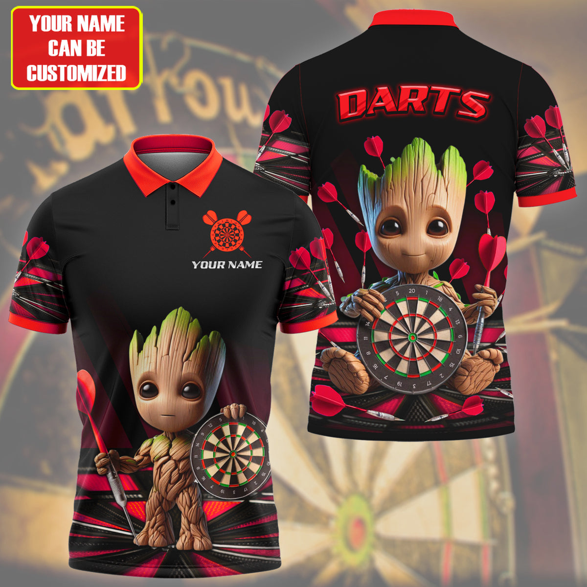Personalized Gr Darts Red Version All Over Printed Unisex Shirt QB030602
