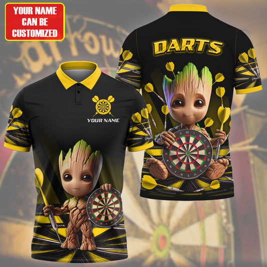 Personalized Gr Darts Yellow Version All Over Printed Unisex Shirt QB030602