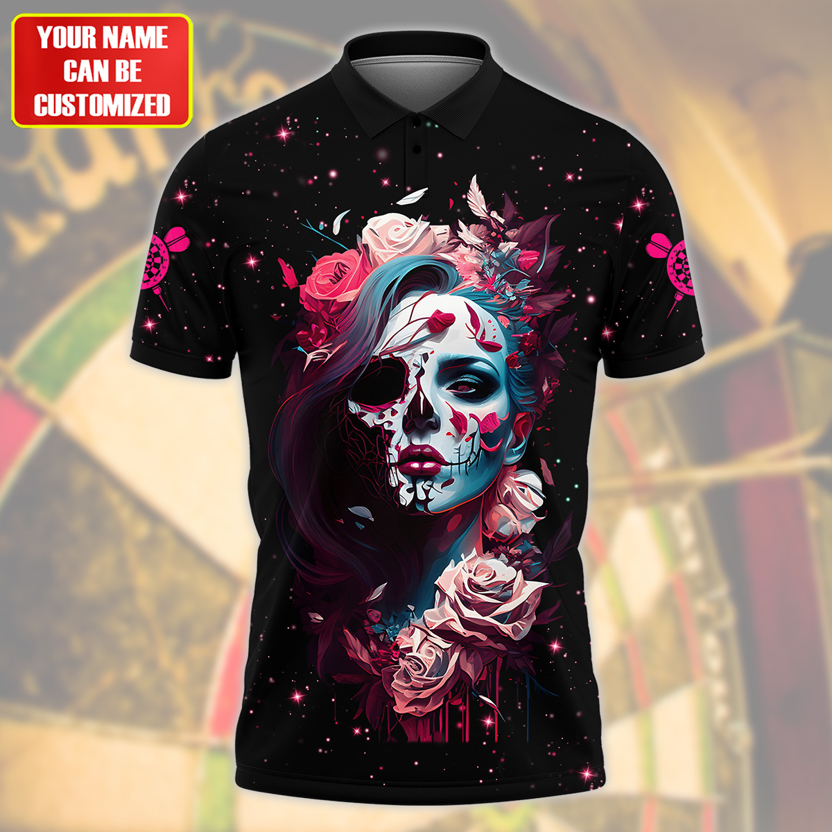 Personalized The Hollow Lady Darts All Over Printed Unisex Shirt QB030605