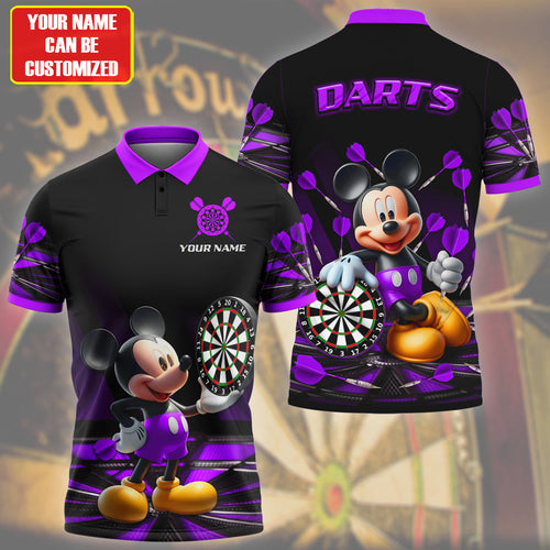 Personalized MK Darts Purple Version All Over Printed Unisex Shirt QB030604