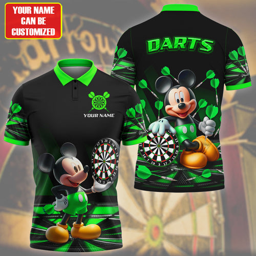 Personalized MK Darts Green Version All Over Printed Unisex Shirt QB030604