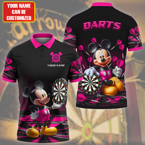 Personalized MK Darts Pink Version All Over Printed Unisex Shirt QB030604