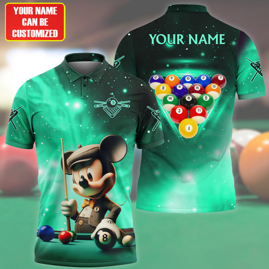Personalized Name MK Billiards All Over Printed Unisex Shirt QB030705