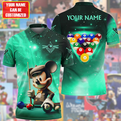 Personalized Name MK Billiards All Over Printed Unisex Shirt QB030705