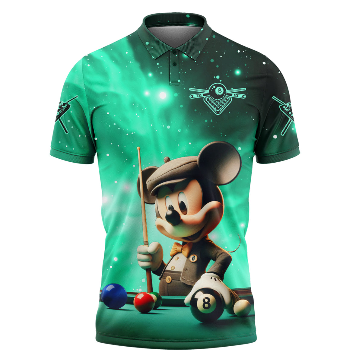 Personalized Name MK Billiards All Over Printed Unisex Shirt QB030705