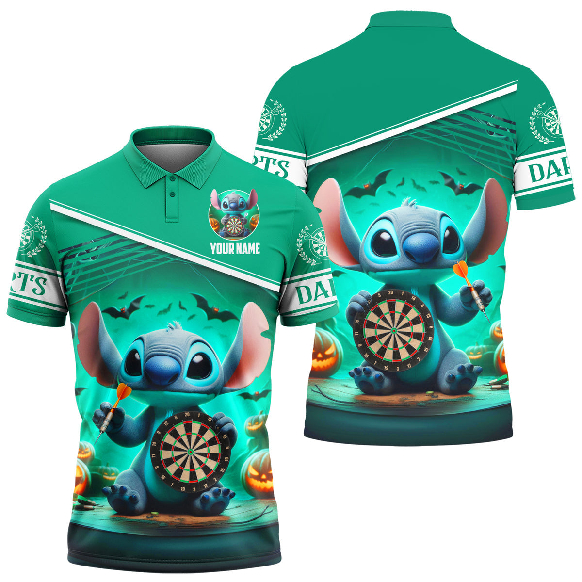 Personalized St Darts Halloween Version All Over Printed Unisex Shirt QB030803