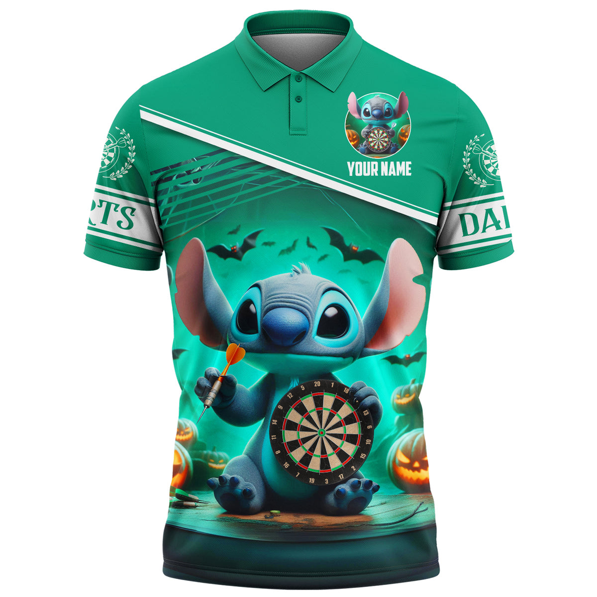 Personalized St Darts Halloween Version All Over Printed Unisex Shirt QB030803