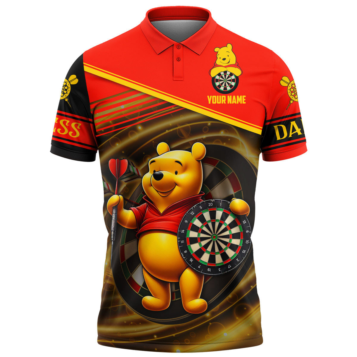 Personalized Name WTP Darts All Over Printed Unisex Shirt QB040407