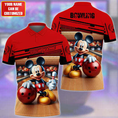 Personalized Name MK Bowling All Over Printed Unisex Shirt QB060402