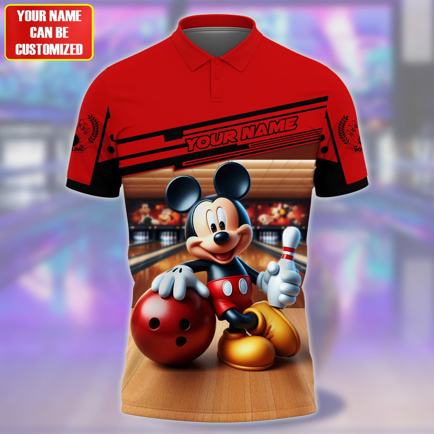 Personalized Name MK Bowling All Over Printed Unisex Shirt QB060402
