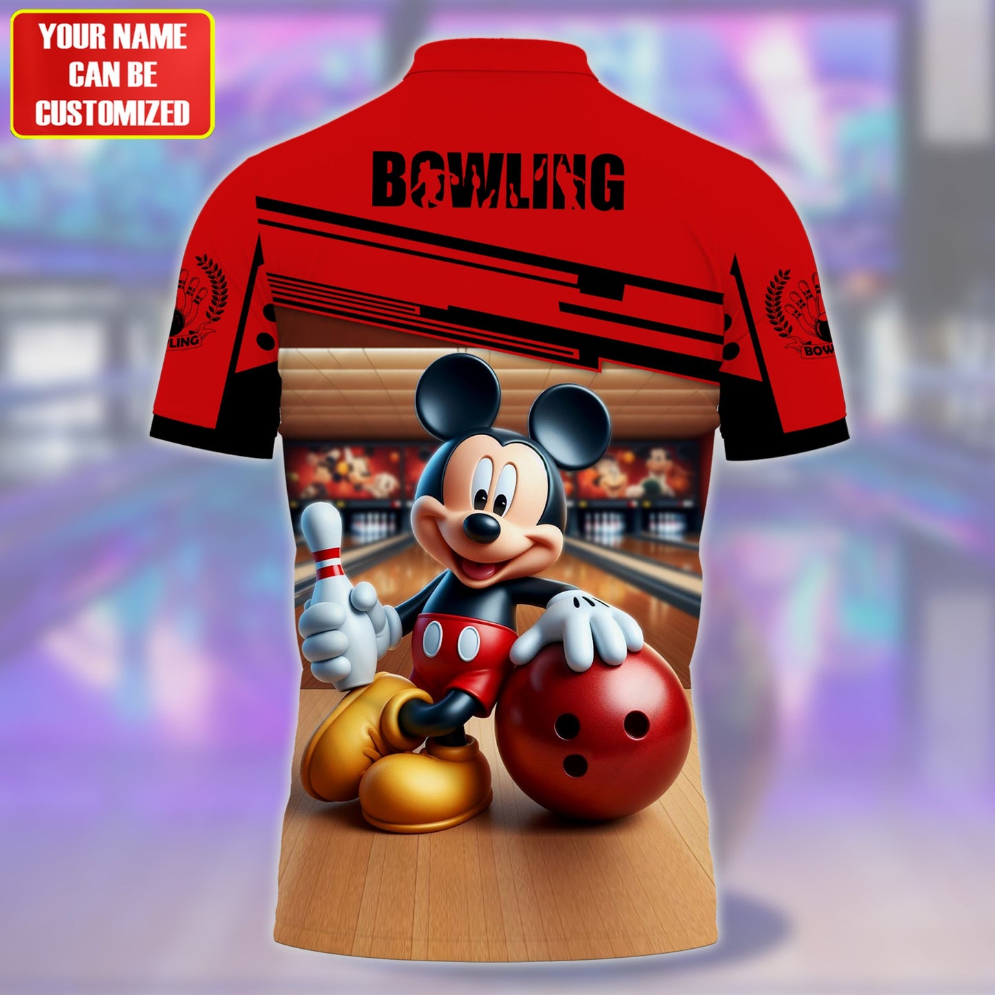 Personalized Name MK Bowling All Over Printed Unisex Shirt QB060402