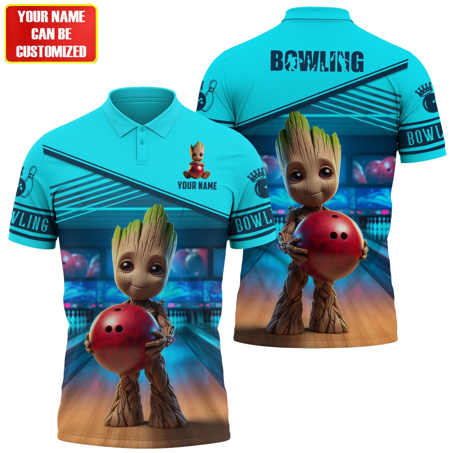 Personalized Name Gr Bowling All Over Printed Unisex Shirt QB060403