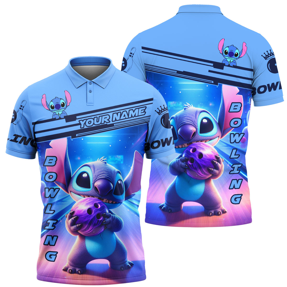 Personalized Name ST Bowling Version 2 All Over Printed Unisex Shirt QB060502