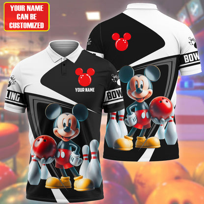 Personalized Name MK Bowling All Over Printed Unisex Shirt QB060603