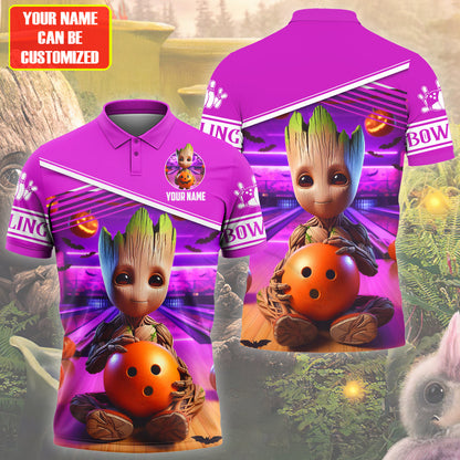 Personalized Name Gr Bowling Halloween Version All Over Printed Unisex Shirt QB060806
