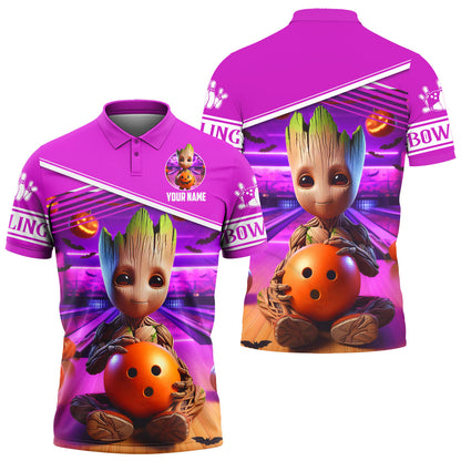 Personalized Name Gr Bowling Halloween Version All Over Printed Unisex Shirt QB060806