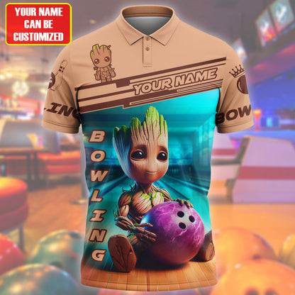 Personalized Name Gr Bowling All Over Printed Unisex Shirt QB070501