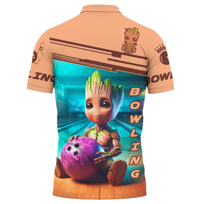 Personalized Name Gr Bowling All Over Printed Unisex Shirt QB070501